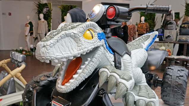 Illustration for article titled Your Kid Can Now Live Out My Dino-Riding Fantasy